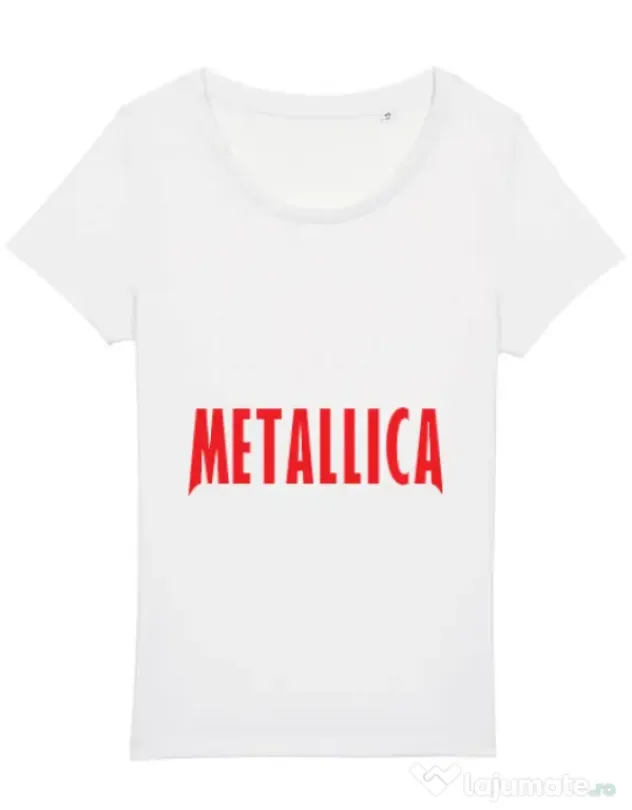 Tricou STANLEY STELLA dama Metallica 2 Alb