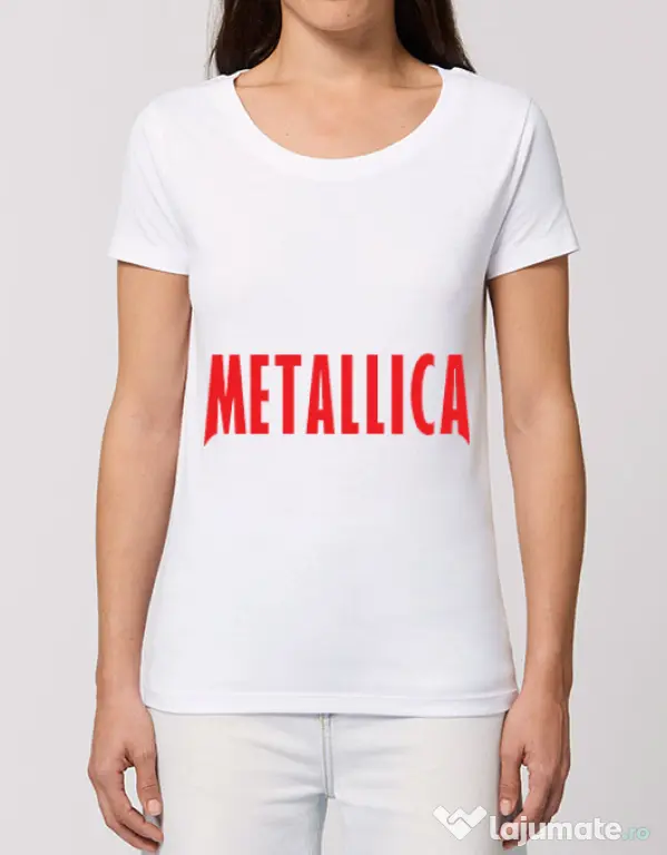 Tricou STANLEY STELLA dama Metallica 2 Alb