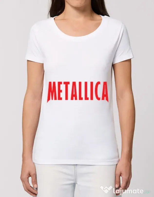 Tricou STANLEY STELLA dama Metallica 2 Alb