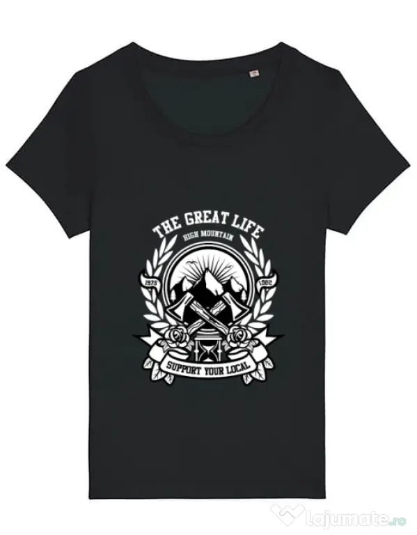 Tricou STANLEY STELLA dama Axe Negru