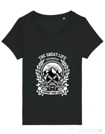 Tricou STANLEY STELLA dama Axe Negru