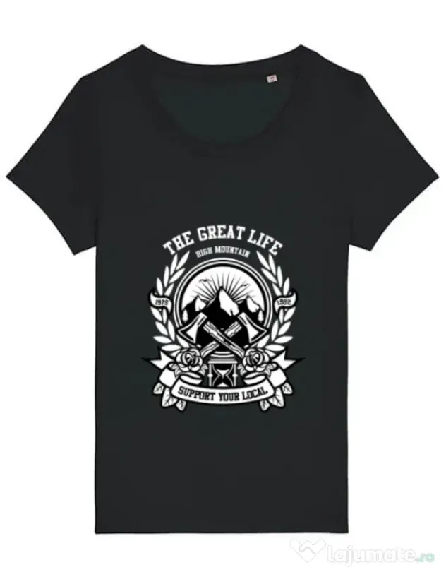 Tricou STANLEY STELLA dama Axe Negru