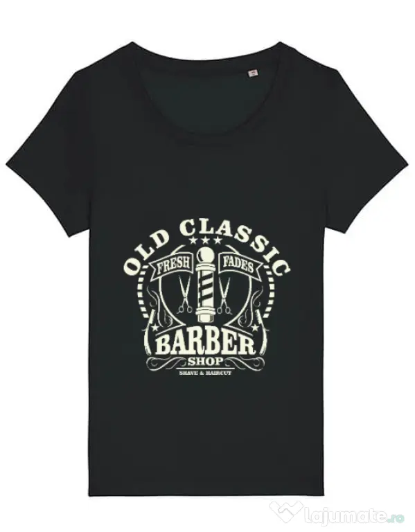 Tricou STANLEY STELLA dama Old Classic Barber Negru