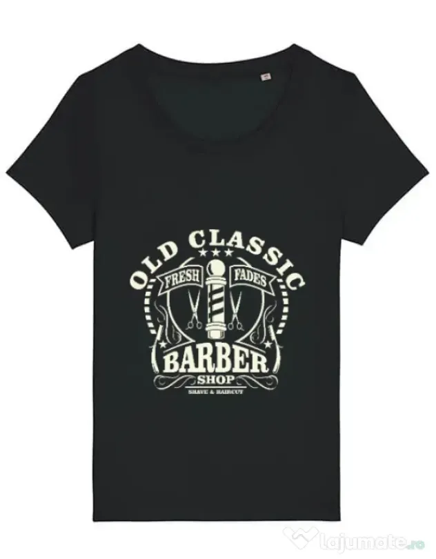 Tricou STANLEY STELLA dama Old Classic Barber Negru