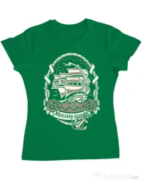 Tricou ADLER dama Ship Verde mediu