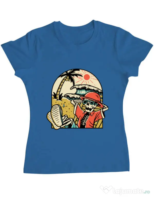 Tricou ADLER dama Have a Break Albastru azuriu