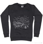 Bluza ADLER dama Wander Negru melanj