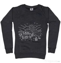 Bluza ADLER dama Wander Negru melanj