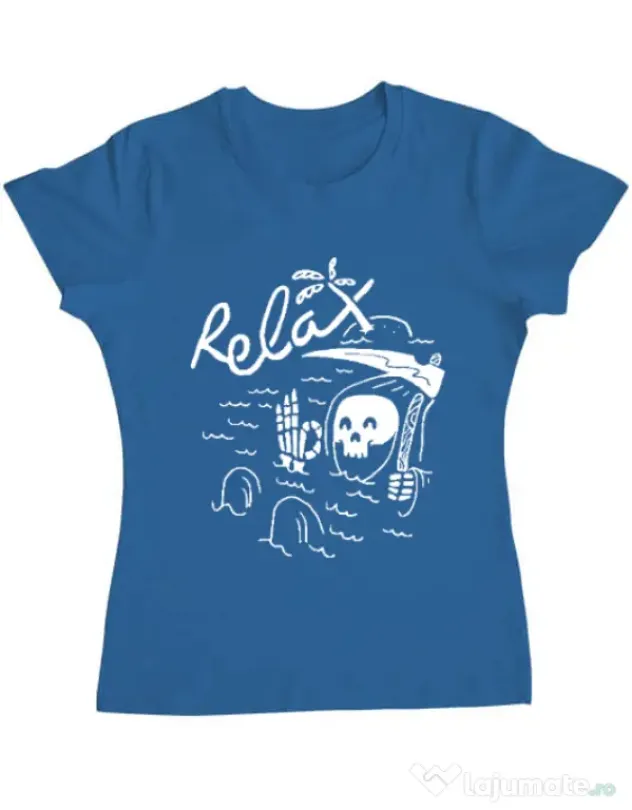 Tricou ADLER dama Relax Albastru azuriu