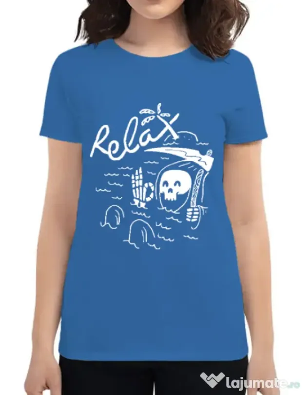 Tricou ADLER dama Relax Albastru azuriu
