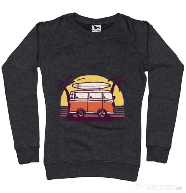 Bluza ADLER dama Sunset Van Negru melanj