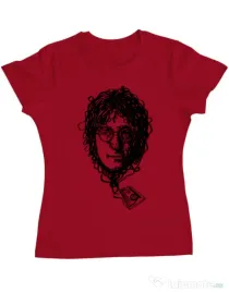 Tricou ADLER dama Imagine Cassette Rosu