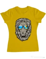 Tricou ADLER dama King of Summer Galben