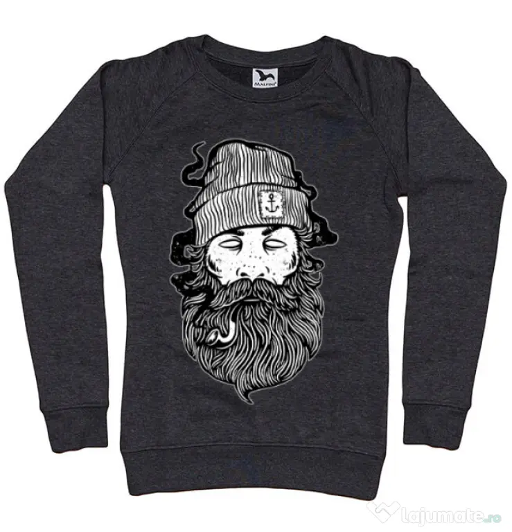 Bluza ADLER dama Sailor Man Negru melanj