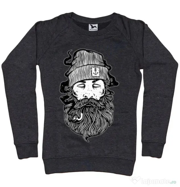 Bluza ADLER dama Sailor Man Negru melanj