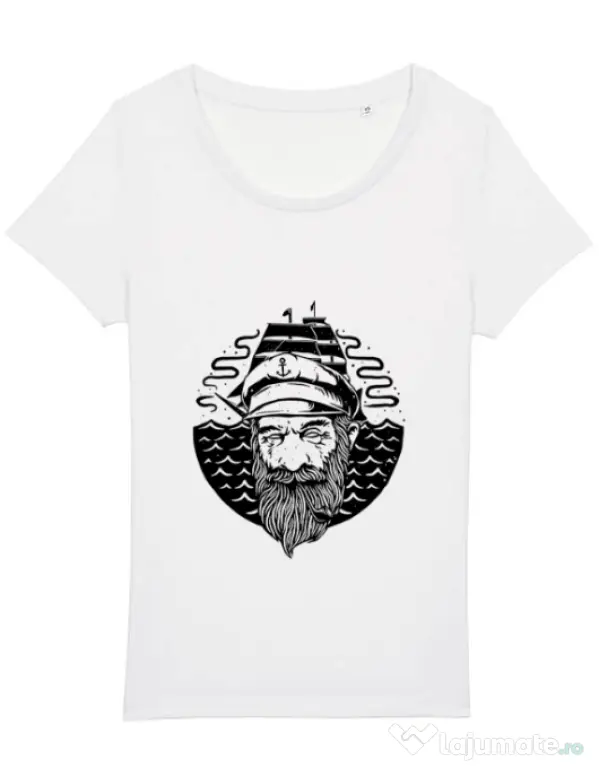 Tricou STANLEY STELLA dama Old Helmsman Alb