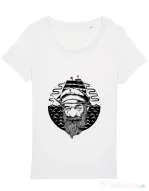 Tricou STANLEY STELLA dama Old Helmsman Alb
