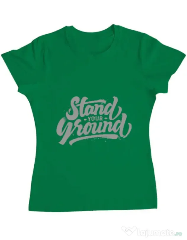 Tricou ADLER dama Stand Your Ground Verde mediu