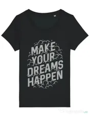 Tricou STANLEY STELLA dama Make your dreams happen Negru