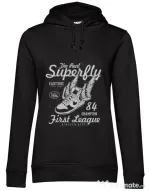 Hoodie dama cu gluga Superfly Negru