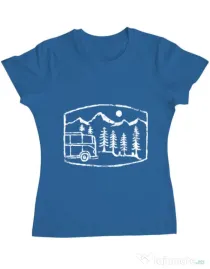 Tricou ADLER dama Vanture Albastru azuriu