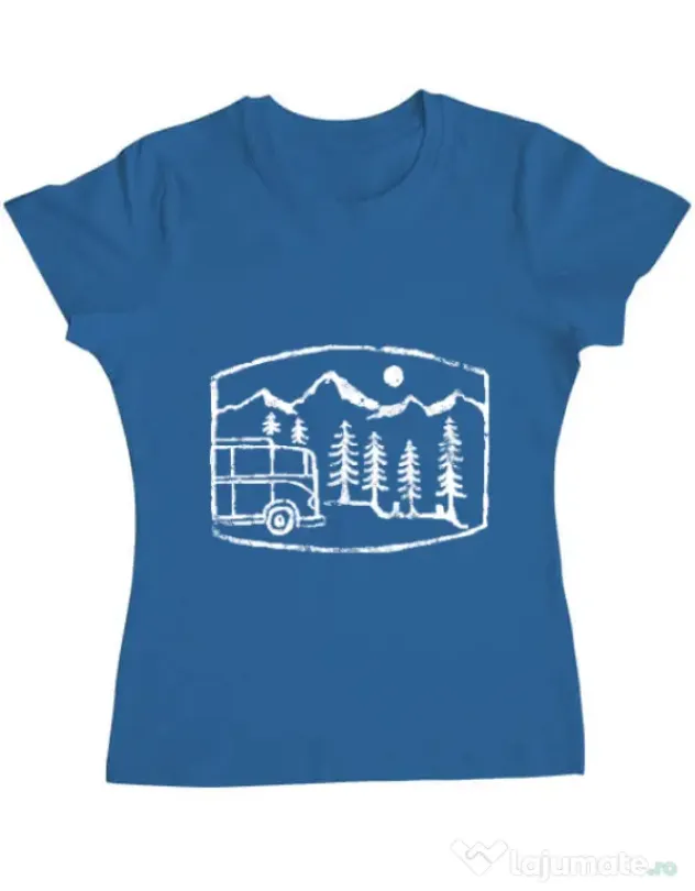 Tricou ADLER dama Vanture Albastru azuriu