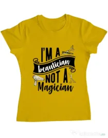Tricou ADLER dama Beautician Galben
