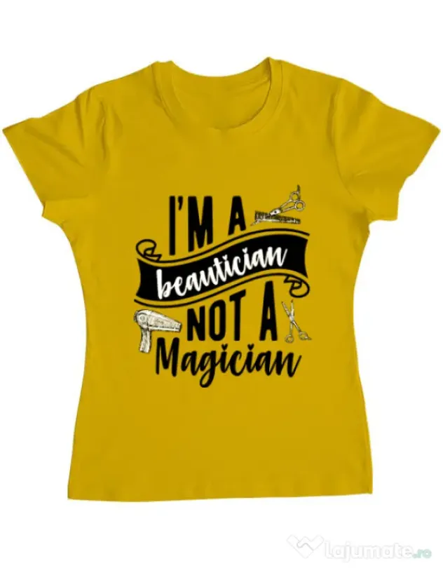 Tricou ADLER dama Beautician Galben