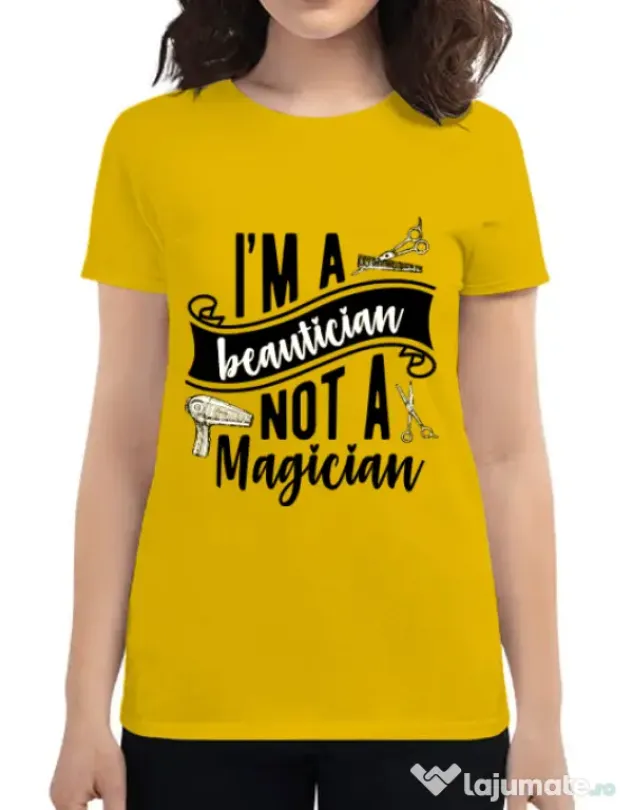 Tricou ADLER dama Beautician Galben