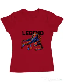 Tricou ADLER dama LEGEND Rosu