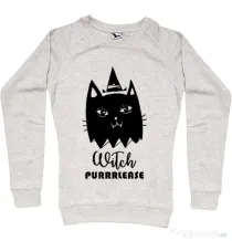 Bluza ADLER dama Witch Purrrlease Migdala melanj