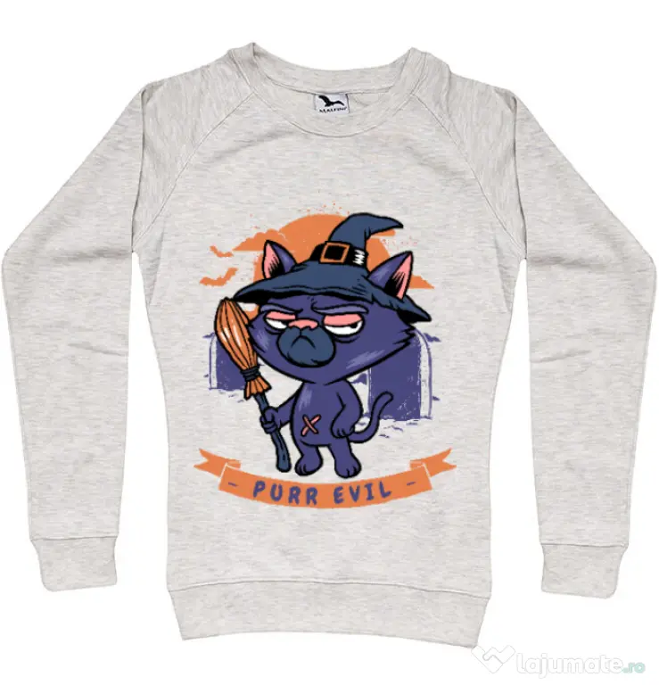 Bluza ADLER dama Purr halloween Migdala melanj