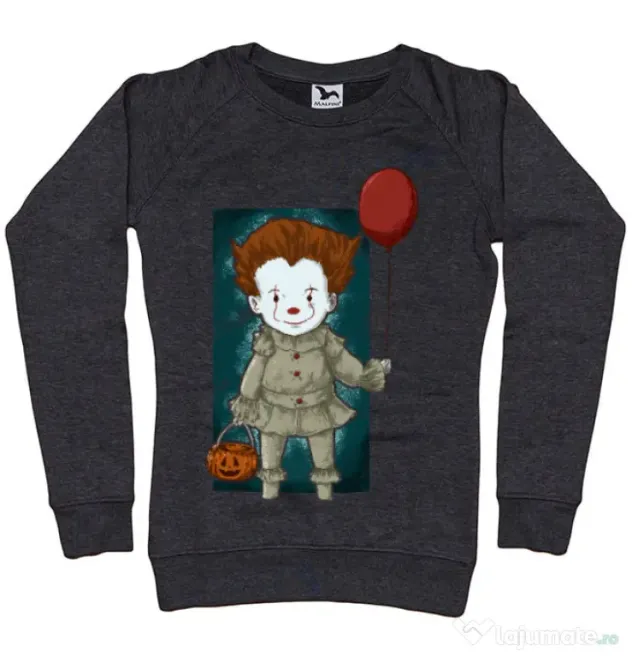 Bluza ADLER dama Little clown Negru melanj