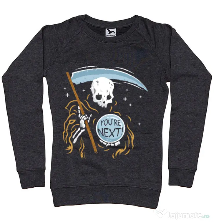 Bluza ADLER dama You re next Negru melanj