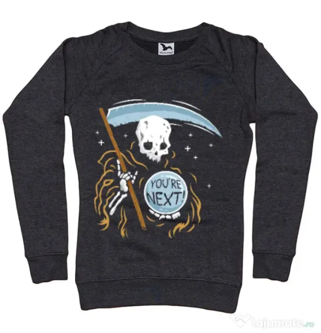 Bluza ADLER dama You re next Negru melanj