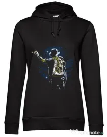 Hoodie dama cu gluga Zombie Pop Negru