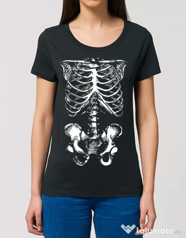 Tricou STANLEY STELLA dama Ribcage Negru