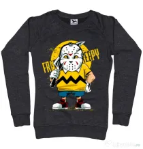 Bluza ADLER dama Bad boy Negru melanj