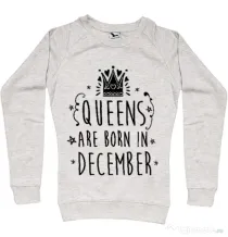 Bluza ADLER dama Queens are born in December Migdala melanj