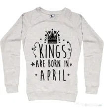 Bluza ADLER dama Kings are born in April Migdala melanj