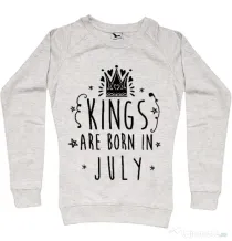 Bluza ADLER dama Kings are born in July Migdala melanj