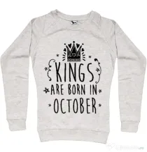 Bluza ADLER dama Kings are born in October Migdala melanj