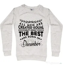 Bluza ADLER dama The best men are born in December Migdala melanj