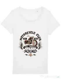Tricou STANLEY STELLA dama Motorcycle club Alb