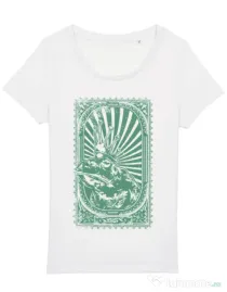 Tricou STANLEY STELLA dama Frog king Alb