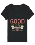 Tricou STANLEY STELLA dama Good girls need spanking Negru