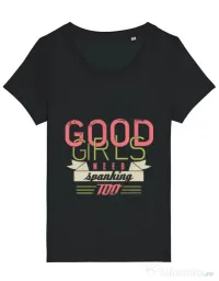 Tricou STANLEY STELLA dama Good girls need spanking Negru