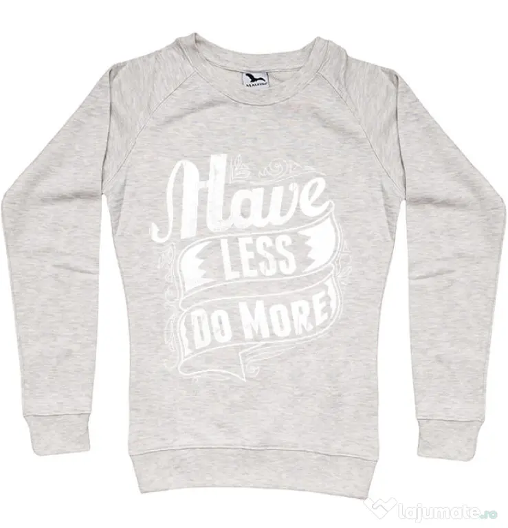 Bluza ADLER dama Have less do more Migdala melanj