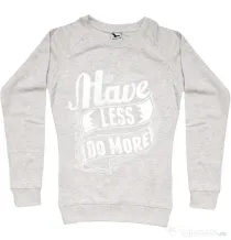 Bluza ADLER dama Have less do more Migdala melanj