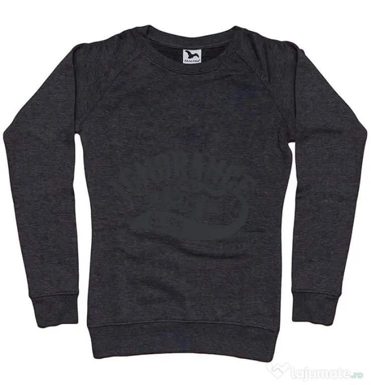 Bluza ADLER dama Ignorance is bliss Negru melanj